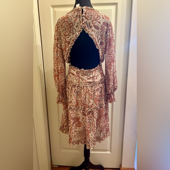 Venus Floral Paisley V-Neck Dress, Size 18 - Picture 6 of 6